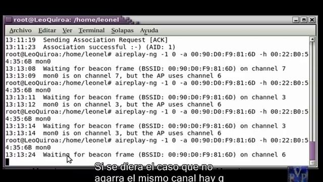 VideoCIF: Crackeo WEP con UBUNTU 8.10 смотреть онлайн