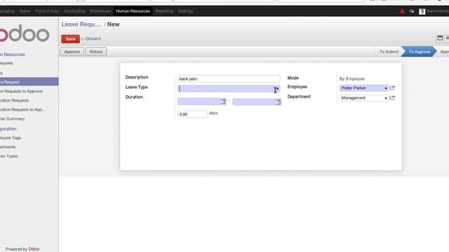 Odoo Employee leave summary (V8, V9, V10,v11) | Leave Summary смотреть онлайн