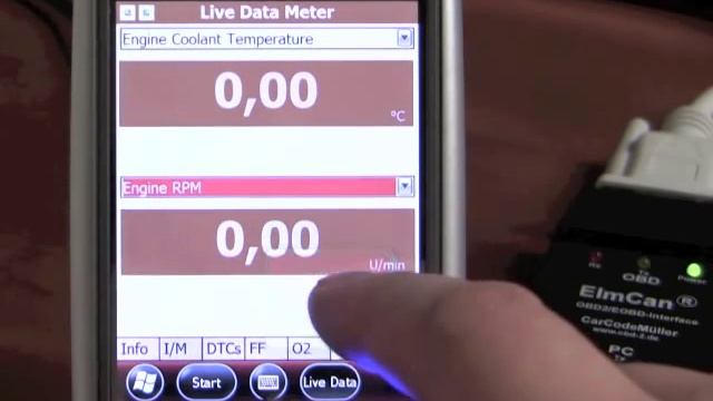 ScanMaster-PPC OBD-2 ScanTool fuer ELM327 mit Bluetooth смотреть онлайн