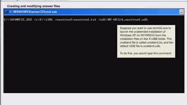 Unattended Windows XP Installatio pt2 смотреть онлайн