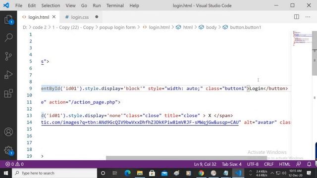 Popup Login Form Using HTML and CSS || HTML Login Form 2020 смотреть онлайн