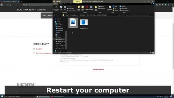 Asus EZ Flash 3 Utility walkthrough (2023)