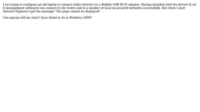 Windows 2000 WiFi Internet Access смотреть онлайн