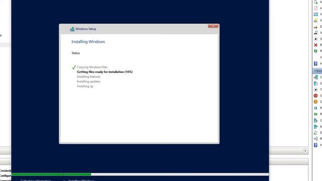 Install Windows Server Insider Preview Build 17035 смотреть онлайн