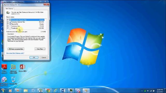 How to make computer run faster Windows 7 disk clean up смотреть онлайн