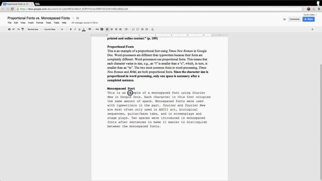 Proportional vs. Monospaced Fonts (Single Spacing after Periods) смотреть онлайн