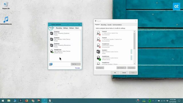 How To Switch Audio Devices With A Keyboard Shortcut On Windows 10 смотреть онлайн