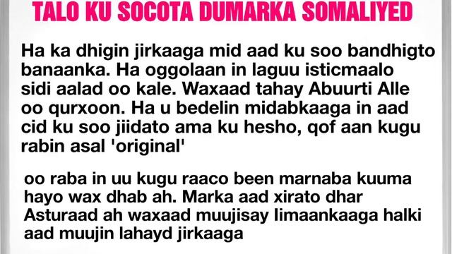 Talloyin Ku Socota Dumarka Somaliyed смотреть онлайн