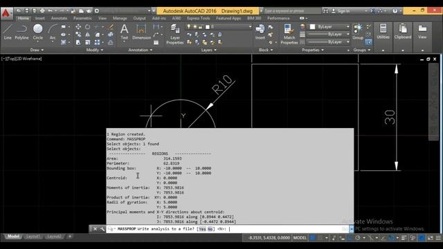 #Episode -3 AutoCAD Amazing (How to Calculate Moment of Inertia in AutoCAD) смотреть онлайн