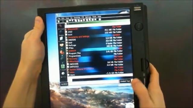 Windows 7 tablet input improved using flicks. смотреть онлайн