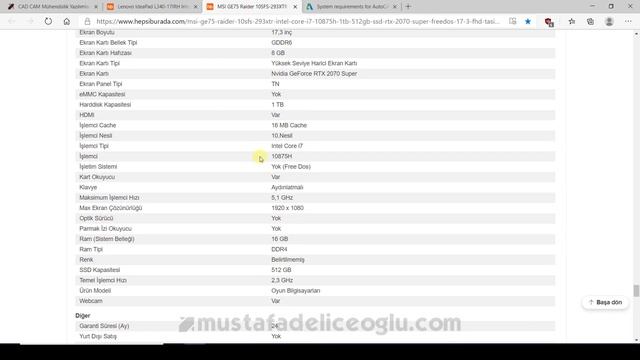 Autocad için Doğru Bilgisayar Tercihi Nasıl Yapılır? | Autocad için Bilgisayar Laptop Tavsiyesi смотреть онлайн