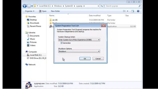 windows7 sysprep смотреть онлайн