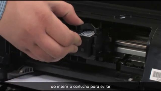 Substituindo um cartucho de impressão | Impressora HP Deskjet D1660 | HP Support смотреть онлайн