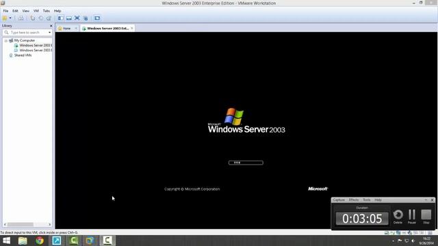How to Install Windows Server 2003 in VMware смотреть онлайн