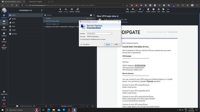How to Login to VPS on Windows using Dipgate - Step by Step Guide смотреть онлайн