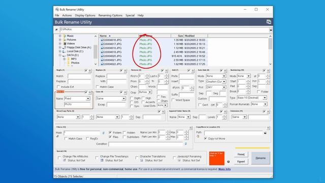 Rename multiple files on Windows with Bulk Rename Utility смотреть онлайн