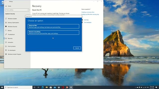 Windows 10 - How to Reset Windows to Factory Settings without installation disc смотреть онлайн