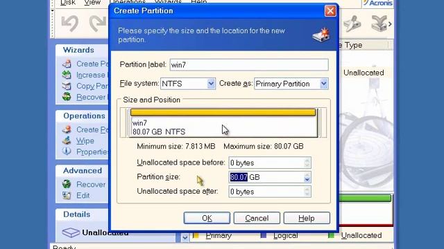 How To Create Partition With Acronis شرح تقسيم الهارد علي اكرونيس смотреть онлайн