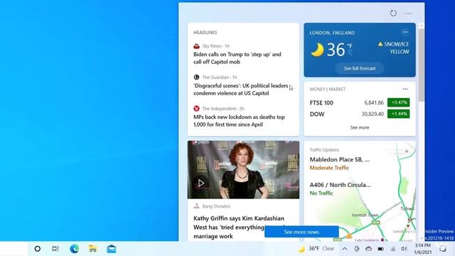 Windows 10 Build 21286 - New Taskbar features Tamil! смотреть онлайн