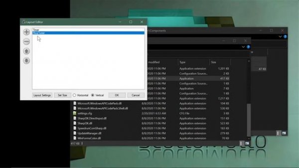 Minecraft Bedrock Speedrun Timer LiveSplit for Windows 10