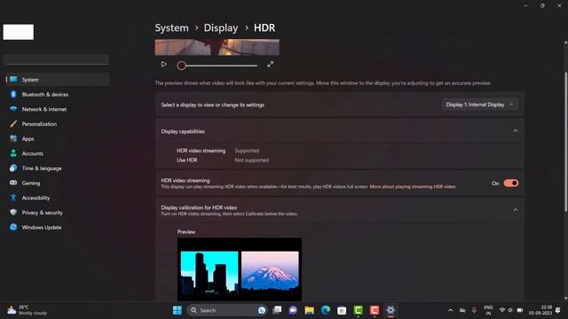 How To Enable Or Disable HDR Video Streaming In Windows 11 смотреть онлайн