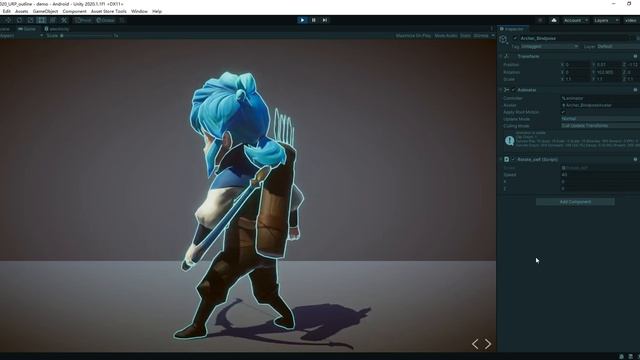 Unity VFX - Outline Shader Effect - Downloadable смотреть онлайн