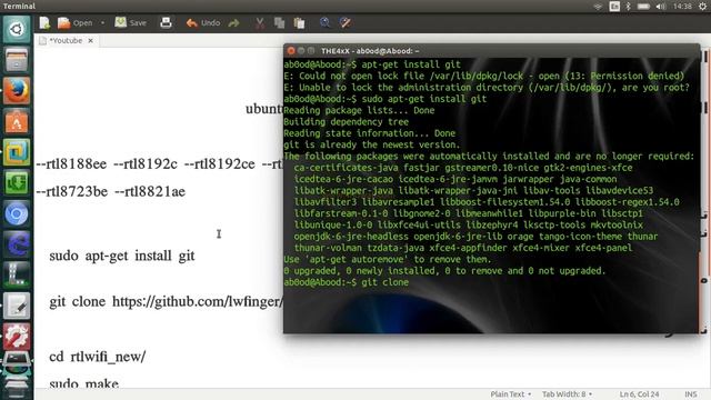 ubuntu 14.04 wifi fix حل مشكلة الواي فاي لنظام ubuntu14.04 смотреть онлайн