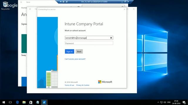 Intune Company portal Issues with Windows 10 1607 смотреть онлайн