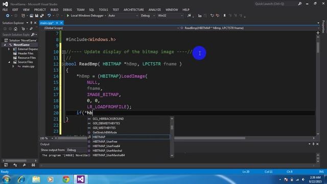 Novel Game C C++ Update display of the bitmap image смотреть онлайн