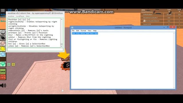 ROBLOX EXPLOIT: NOOBHAX (PATCH) | FF,SSJGOD & MORE смотреть онлайн