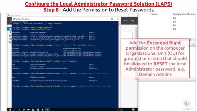 7 - Install and Configure the Local Administrator Password Solution (LAPS) смотреть онлайн