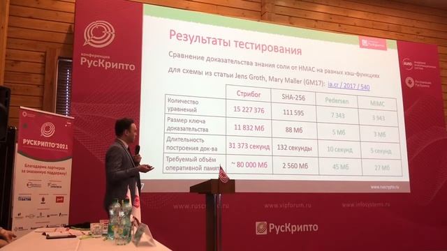 Алексей Цветков, Доказательство с нулевым разглашением для аутентификации в Мастерчейн, РусКрипто'21 смотреть онлайн