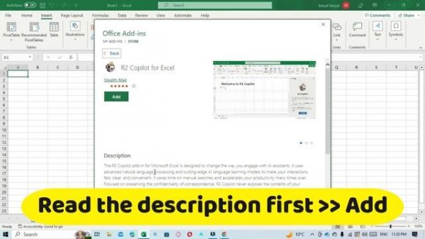 Copilot for Excel | How to use R2 Copilot in Excel | get copilot for excel | #copilot