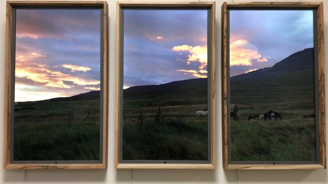 atmoph window 2 紹介動画④ アークレイリ郊外の牧場、エイヤフィアルザルシスラ　アイスランド(Akureyri Iceland) смотреть онлайн