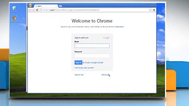 Google™ Chrome: How to add a new user in Windows® XP смотреть онлайн