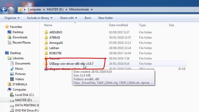 Instalasi Driver Downloader USBAsp V3 0 7 смотреть онлайн