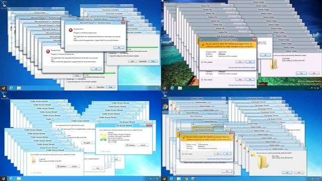 Windows Developer Preview Crazy Error Battle смотреть онлайн