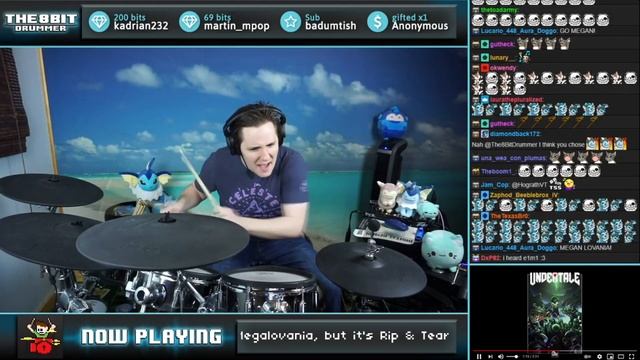Megalovania But It's Rip & Tear On Drums! смотреть онлайн