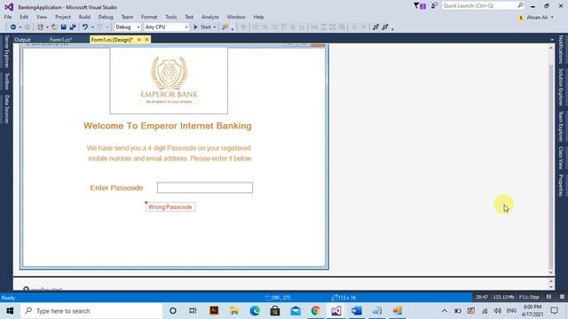 How to make Login Form in C#? | How to make Internet Banking Application in C#? смотреть онлайн