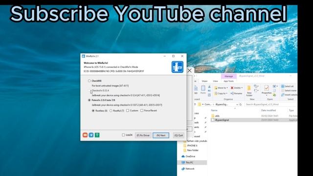 iCloud Tool Bypass new windows with signal/Sim/Network on ios17/16/15 iPhone/iPad /iBypass Signal смотреть онлайн