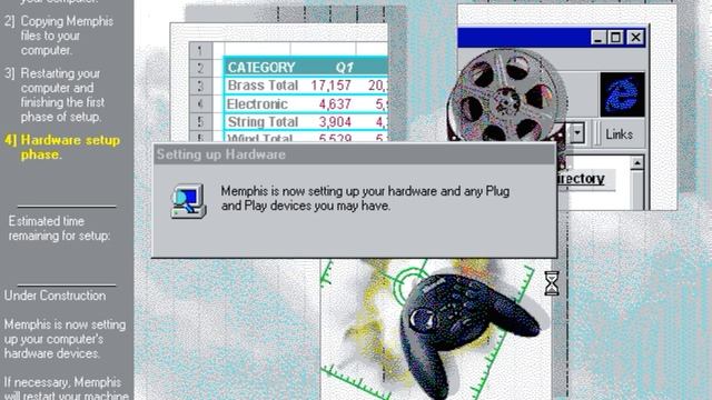 Установка Windows Memphis Build 4.10.1400 B1‮ смотреть онлайн