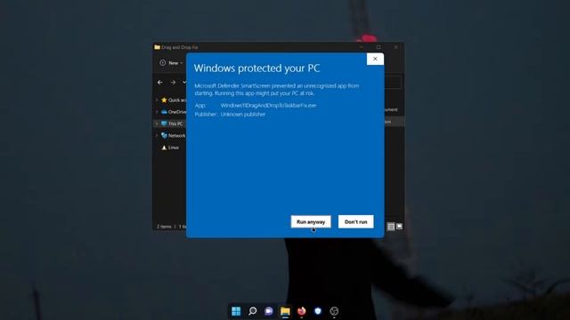 Enable Drag & Drop on Windows 11 in 1 MIN | Taskbar Fix смотреть онлайн