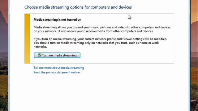 Streaming video and music in Windows 7 RC1 смотреть онлайн
