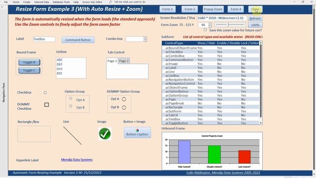 Stretch/Shrink Forms using Automatic Form Resizing смотреть онлайн