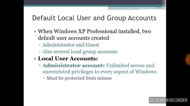 Default User Accounts Administration & Guest Account in Window || Lecture in Urdu/Hindi смотреть онлайн