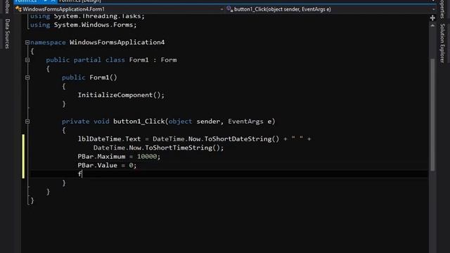 Status Strip in Visual Studio Window Application смотреть онлайн