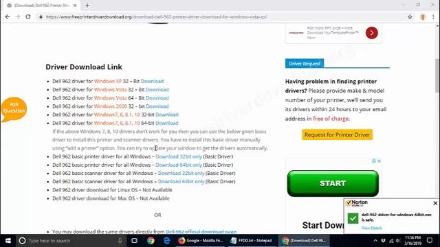 How to install dell 962 printer driver in Windows 10 using full driver pack смотреть онлайн