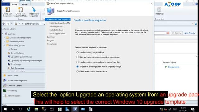 How to Create SCCM CB Task Sequence to Upgrade Windows 10 1709 смотреть онлайн