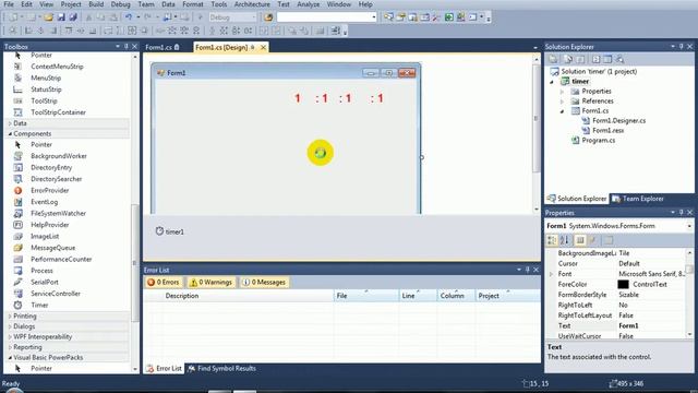 10th Class C# Form Timer and How to Design and programm a stopwatch in visual studion using C# смотреть онлайн