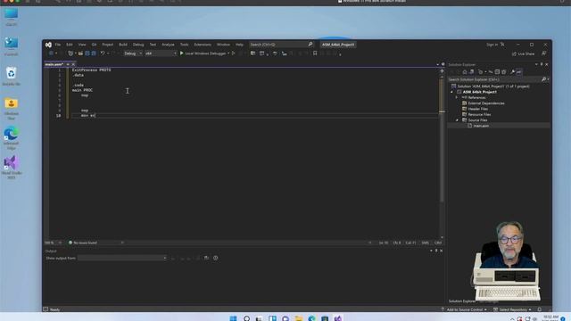 Assembly 05: Setting up a 64 bit Assembly application on Visual Studio 2022 смотреть онлайн